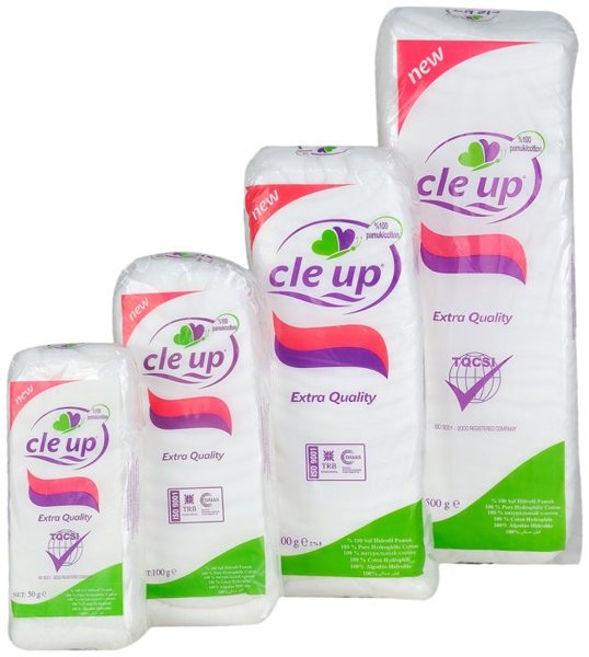 Cle Up Cotton Wool Zigzag